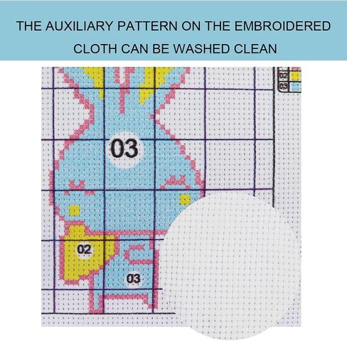 Cross Stitch Starter Kit-Easy Handmade Cross Stitch for Beginners Adults Kids in Saudi Arabia