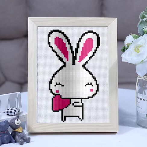 Cross Stitch Starter Kit-Easy Handmade Cross Stitch for Beginners Adults Kids in Saudi Arabia
