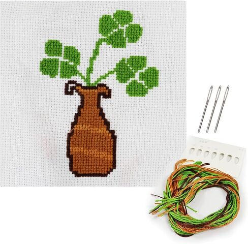 Cross Stitch Starter Kit-Easy Handmade Cross Stitch for Beginners Adults Kids in Saudi Arabia