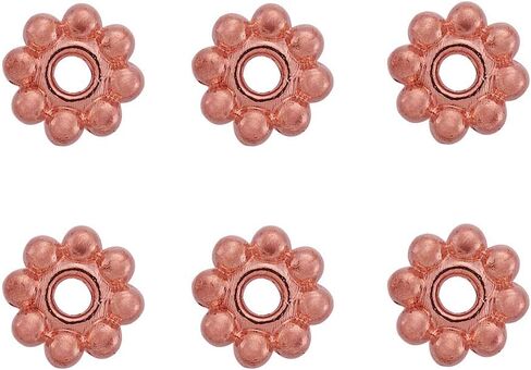 Beadthoven 1000pcs Tibetan Silver Alloy Daisy Spacer Beads Mini Snowflake Spacer Charms for DIY Christmas Bracelet Necklace Jewelry Making Supplies 4-4.5x1.5mm in Saudi Arabia