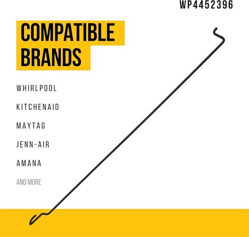 WP4452396 زنبرك التواء الجانب الأيمن لباب الميكروويف - يستبدل AP6009427، 4452396، 829228، PS11742586 in Kuwait