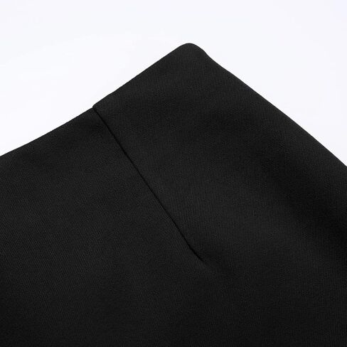 Mywinway Plaid Skirts for Women 2023 Fall Winter Knee Length Wool Pencil Skirt in Saudi Arabia