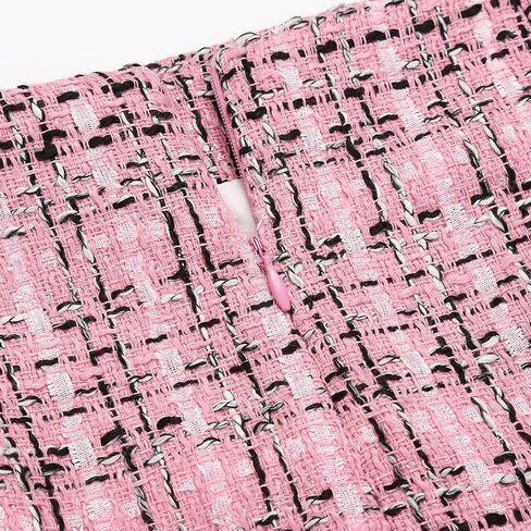 Mywinway Plaid Skirts for Women 2023 Fall Winter Knee Length Wool Pencil Skirt in Saudi Arabia