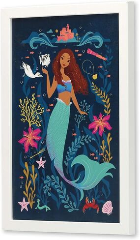 Disney Peter Pan Tinker Bell Faith Trust and Pixie Dust Framed Wood Wall Decor - Cute Tinker Bell Picture for Bedroom or Home Decor in Kuwait