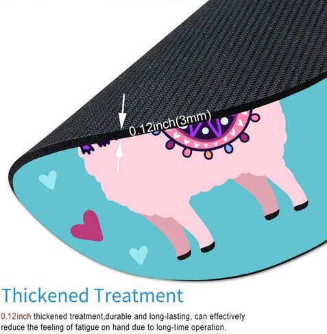 Round Mouse Pad Cute Baby Hedgehog Animal Mousepad Cubicle Decor Office Desk Accessories Office Supplies Desk Decor 7.9 x 7.9 x 0.12 Inch in Saudi Arabia