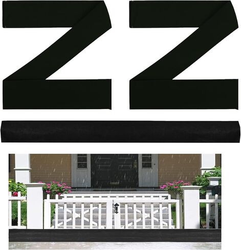 Water Activated Flood Barrier Water Barrier Sandless Sand Bags for Garage Water Barrier Flood Prevention Barriers Reusable Sand Bags Window Flood Control in Rainy Season (3，10 ft，Black) in Saudi Arabia