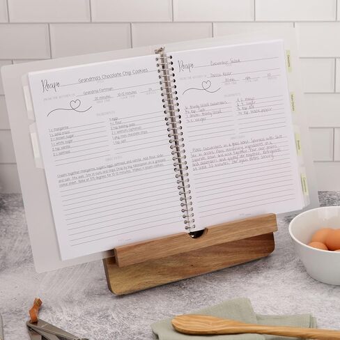 Recipe Book to Write in Your Own Recipes | Recipe Binder | Family Recipe Book Binder | Blank Recipe Books to Write In | Blank Cookbook | Blank Recipe Book | Recipe Journal | 8.5" x 11" Recipe Notebook in Saudi Arabia