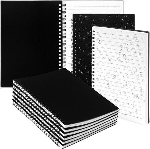 1 Pack Spiral Notebooks Waterproof College Ruled 6" x 8" Notepads A5 Lined Spiral Journals Hardcover Notebook for School Office Aesthetic, 100 Pages in Saudi Arabia