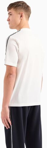 A｜X ARMANI EXCHANGE Men's Regular Fit Cotton Jersey Signature Logo Tee in Saudi Arabia