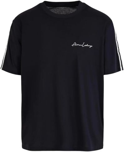 A｜X ARMANI EXCHANGE Men's Regular Fit Cotton Jersey Signature Logo Tee in Saudi Arabia