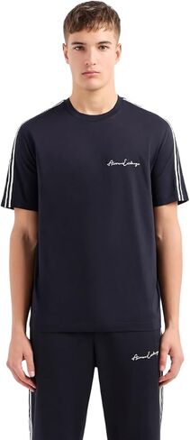 A｜X ARMANI EXCHANGE Men's Regular Fit Cotton Jersey Signature Logo Tee in Saudi Arabia