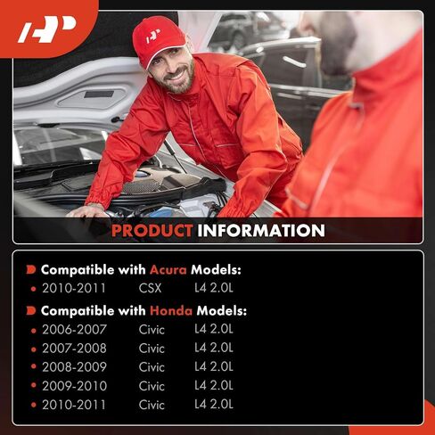 A-Premium Air Conditioner AC Compressor with Clutch Compatible with Honda Civic 2006-2011 2.0L & Acura CSX 2010-2011 in Saudi Arabia