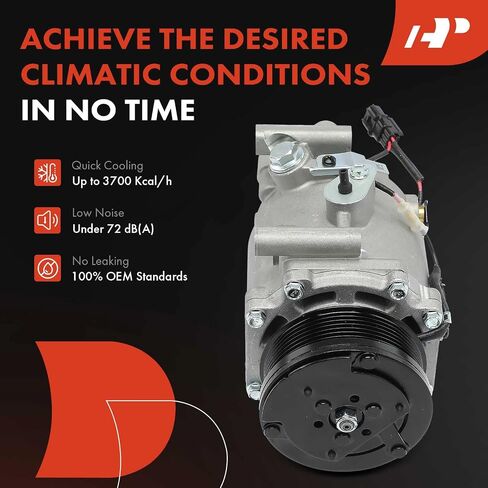 A-Premium Air Conditioner AC Compressor with Clutch Compatible with Honda Civic 2006-2011 2.0L & Acura CSX 2010-2011 in Saudi Arabia