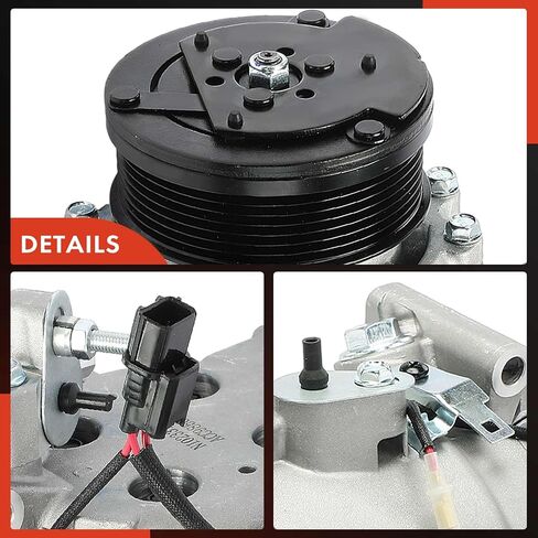 A-Premium Air Conditioner AC Compressor with Clutch Compatible with Honda Civic 2006-2011 2.0L & Acura CSX 2010-2011 in Saudi Arabia