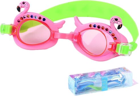 Swimming Goggles for Kids, No Leak Anti Fog UV Swim Goggles Free Ear Plugs Protection Case for Teens Age 3-12 SG7B in Saudi Arabia