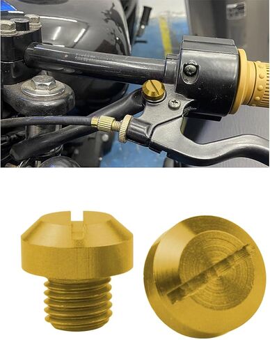 2PCS Motorcycle Bar Ends, Motorcycle Mirror Plugs, M10x1.25 Aluminum Alloy Motorcycle Rear View Mirror Screws Decoration Motorcycle Accessories for Honda, Yamaha, Kawasaki, Suzuki, Ducati in Kuwait