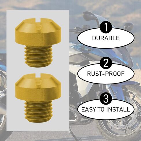 2PCS Motorcycle Bar Ends, Motorcycle Mirror Plugs, M10x1.25 Aluminum Alloy Motorcycle Rear View Mirror Screws Decoration Motorcycle Accessories for Honda, Yamaha, Kawasaki, Suzuki, Ducati in Kuwait
