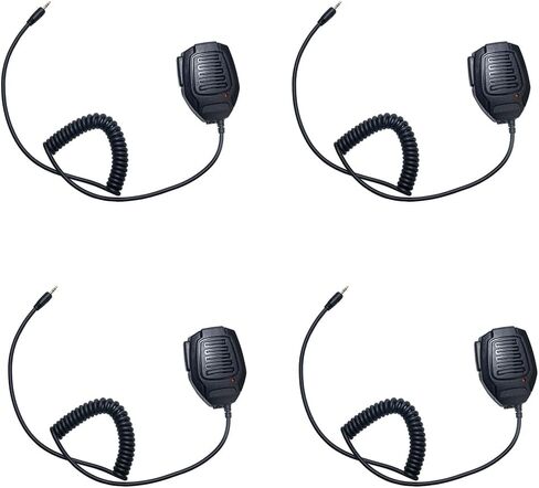 Speaker Microphone Shoulder Mic Compatible with Cobra Microtalk Cxt195 PX655 Cx112 PX650 ACXT1035r ACXT145 ACXT545 RX385 RX685 Walkie Talkie Two Way Radio 4Pack in Saudi Arabia