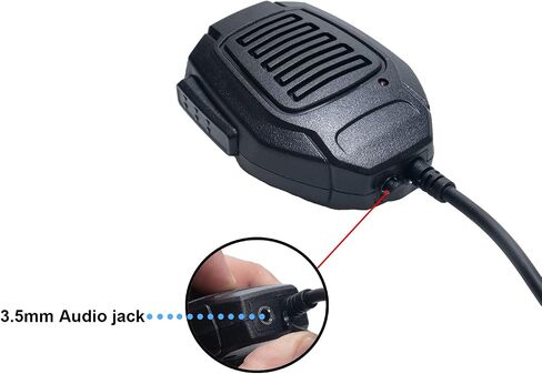 Speaker Microphone Shoulder Mic Compatible with Cobra Microtalk Cxt195 PX655 Cx112 PX650 ACXT1035r ACXT145 ACXT545 RX385 RX685 Walkie Talkie Two Way Radio 4Pack in Saudi Arabia