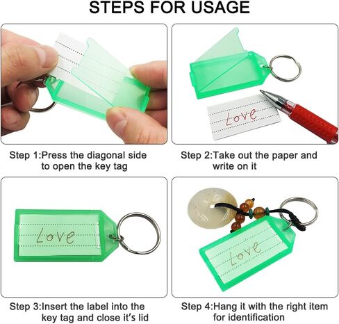 SourceTon 40 غطاء مفتاح يغطي العلامات و40 علامة مفاتيح مع ملصقات، مجموعة أغطية بطاقات المفاتيح لتحديد وحماية المفتاح (أنماط متعددة، ألوان متعددة) in Kuwait