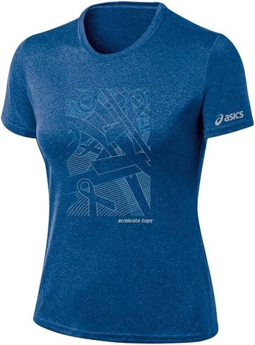 ASICS Women's Accelerate Hope Floating Ribbons Tee T-Shirt in Saudi Arabia