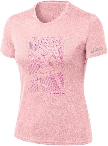 ASICS Women's Accelerate Hope Floating Ribbons Tee T-Shirt in Saudi Arabia