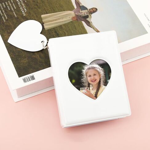 مجموعة كتب حامل بطاقات الصور مقاس 3 بوصات مكونة من 32 جيبًا هدية ألبوم صور صغير، ألبوم صور بولارويد بإطار واحد، كتاب تخزين البطاقات الصغيرة (كتاب حامل بطاقات الصور) in Kuwait