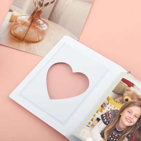 مجموعة كتب حامل بطاقات الصور مقاس 3 بوصات مكونة من 32 جيبًا هدية ألبوم صور صغير، ألبوم صور بولارويد بإطار واحد، كتاب تخزين البطاقات الصغيرة (كتاب حامل بطاقات الصور) in Kuwait