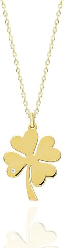 CLOVER NECKLACE - 18K Gold-Plated Sterling Silver LUCKY NECKLACE as the perfect gift for every occasion. Elegant and meaningful Mother's Day Gift in Saudi Arabia