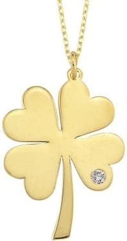 CLOVER NECKLACE - 18K Gold-Plated Sterling Silver LUCKY NECKLACE as the perfect gift for every occasion. Elegant and meaningful Mother's Day Gift in Saudi Arabia