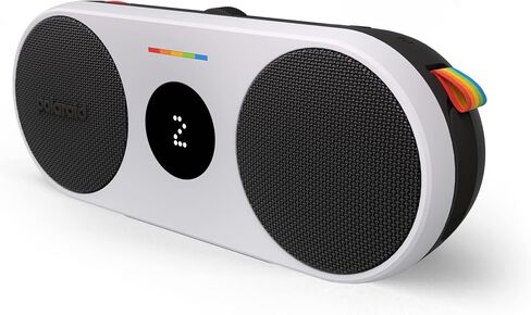 Polaroid P2 Music Player (Black) - Powerful Portable Wireless Bluetooth Speaker Rechargeable with Dual Stereo Pairing in Saudi Arabia