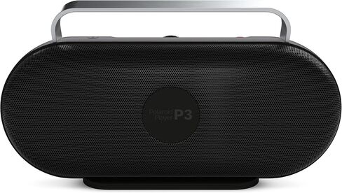 Polaroid P2 Music Player (Black) - Powerful Portable Wireless Bluetooth Speaker Rechargeable with Dual Stereo Pairing in Saudi Arabia