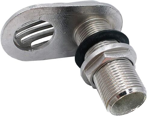 Yanyu 1-1/4" مصفاة مدخل القارب NPT الخيوط القياسية الأمريكية من خلال مدخل الهيكل 1-1/4" مرشح مغرفة البحرية الفولاذ المقاوم للصدأ 316 قارب التقاط المياه مع حشوات غسالة مطاطية in Kuwait