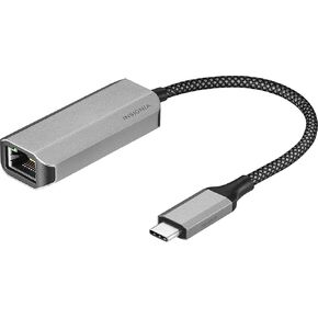 Insignia USB-C to Ethernet Adapter, Plug-and-Play Supports up to 1 Gbps High-Speed in Kuwait