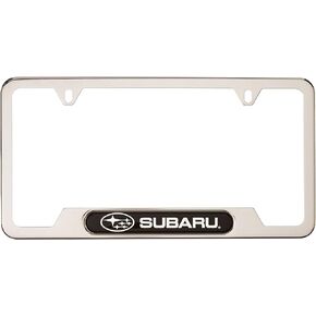 Subaru Impreza Steel License Plate Frame SOA342L127 Subaru Logo Outback Legacy WRX STi Impreza Forester Tribeca Crosstrek BRZ Ascent Solterra