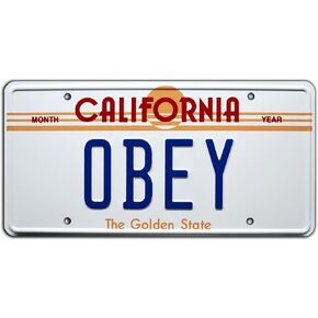 They Live | Obey | Metal Stamped License Plate