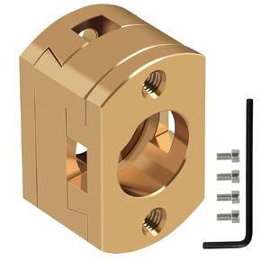 Brass Z Axis Coupler Dual Z T8 Lead Screw Upgrade Oldham Coupling Kit Compensate Rod Wabble Correct Z Banding Issue for Creality Ender 3/5 Pro V2 S1 Neo CR10 S4 S5 3D Printer 8mm Threaded Rod