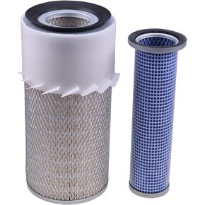 New Inner & Outer Air Filter Set 1043327M91 3438717M1 Compatible with Massey Ferguson Tractor 20C 230 235 245