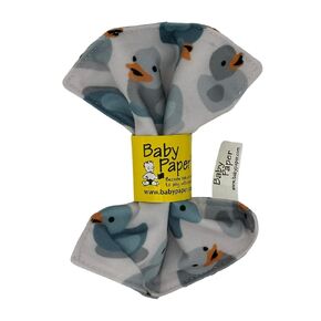 Baby Paper Original Crinkle Teether and Sensory Toy for Babies and Infants | Duckies Print | Non-Toxic, Washable | Great for Baby Showers