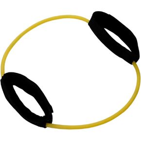 Body-Solid Tools Ankle Cuffs Elastic Bands for Working Out, Light Resistance Tube for Physical Therapy and Upper and Lower Body Workouts for Gym & Home Training