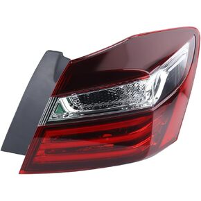Tail Lights Rear Brake Outer Lamp Assembly for Honda Accord 2016 2017 Left Driver Side ‎33550T2AA21 HO2804108