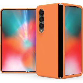 JUST4YOU Slim Fit Designed for Samsung Galaxy Z Fold 4 Hard Case 5G 2022 (Black) CS_HD_GZFD4_BK