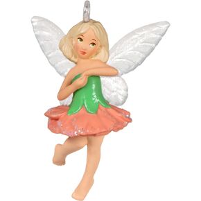 Hallmark Keepsake 1.12" Miniature Christmas Ornament 2024, Mini Cute Carnation Fairy, Gift for Her