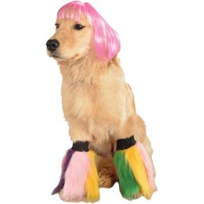 Rubie's Wig for Pets, Small to Medium, Hot Pink Short Bob
