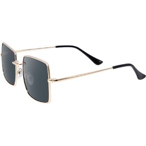 Retro Square Sunglasses for Women Men Vintage Polarized Metal Frame Sun Glasses Trendy Shades
