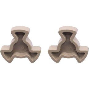 2Pcs Microwave Turntable Coupler Microwave Oven Turntable Roller Guide Support Glass Tray Drive Coupling Replacement 0.59inch