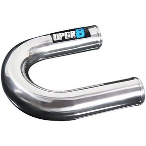 Universal Outside Diameter Polished Aluminum Pipe (3.5"(89MM), 180 Degree)