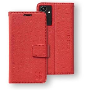 SafeSleeve EMF Protection Anti Radiation Samsung Galaxy Case: Galaxy S24 RFID EMF Blocking Wallet Cell Phone Case (Black)