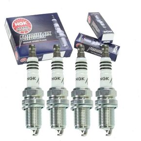4 pc NGK Iridium IX Spark Plugs compatible with Toyota Corolla 1.8L 2.4L L4 1998-2012