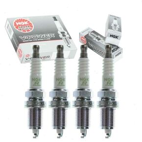 4 pc NGK V-Power Spark Plugs compatible with Honda Civic 1.7L L4 2001-2005